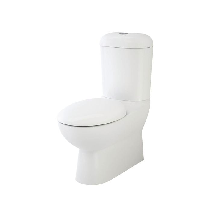 Caroma White Leda Wall Faced Suite With Pedigree II Soft Close Seat