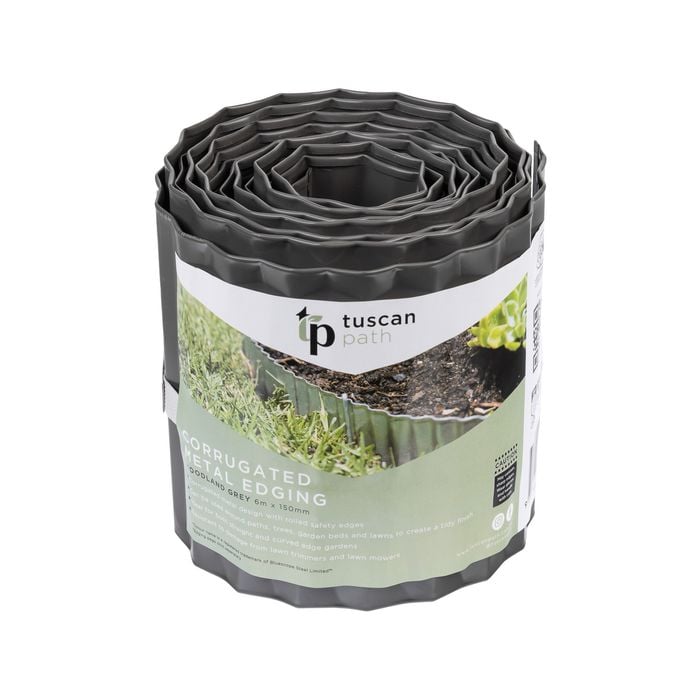 Tuscan Path 150mm x 6m Woodland Grey Garden Edging