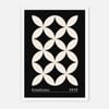 Galrie Bauhaus 1919 Geometric Abstract Art Print for Modern Decor, White Frame, 70 x 100cm (28 x 40inch)