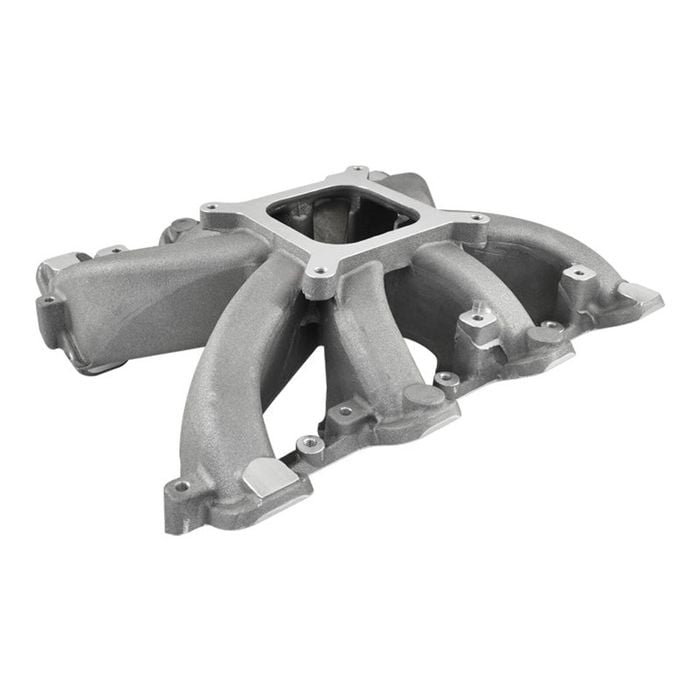 Hurricane GM LS1/LS2/LS6 Single-Plane Intake Manifold, Cathedral Port, Cast Aluminium, 2500-7000 RPM Range