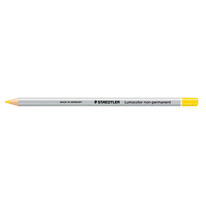 Staedtler Yellow Lumocolour Non-Permanent Omnichrom Pencil - Box of 12