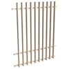 ProtectorAl 0350-1200W x 1500H Primrose Aluminium Radiator Pool Fence Panel with mid rail