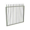 ProtectorAl 800 - 1200 x 1200mm Pale Eucalypt Aluminium Picket Top Pool Gate
