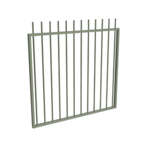 ProtectorAl 800 - 1200 x 1200mm Pale Eucalypt Aluminium Picket Top Pool Gate