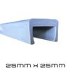 Roxom 25mm X 25mm Bunk Cover Profile Skid 1Mtr