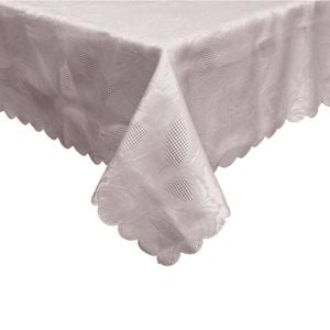 Emida Rosie Taupe Luxury Jacquard Tablecloth 150 x 210 cm