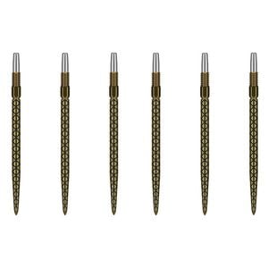 2x 3pc Target Swiss Diamond Pro Dart Point Replacement Spare Tip 30mm Gold