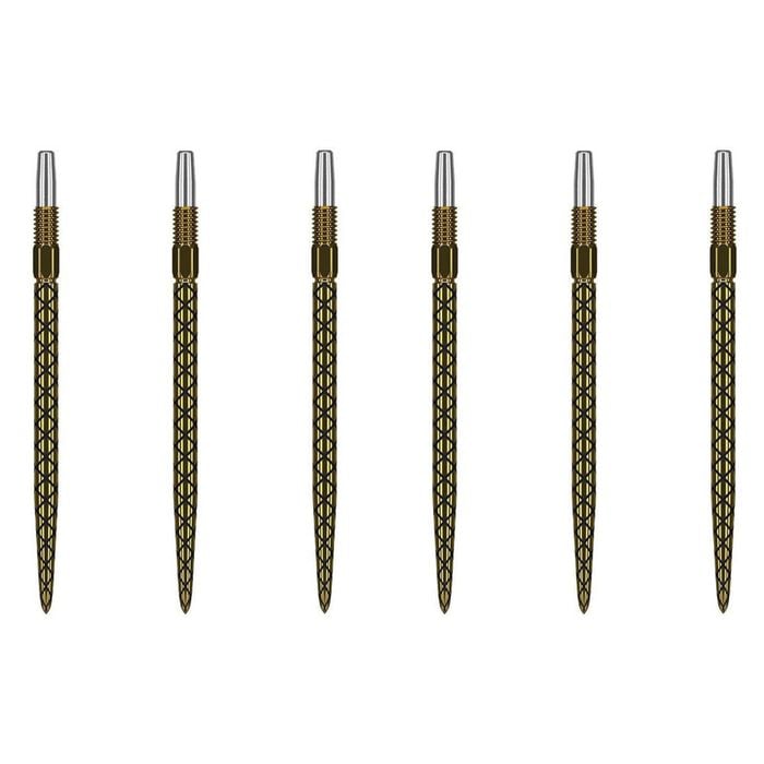 2x 3pc Target Swiss Diamond Pro Dart Point Replacement Spare Tip 30mm Gold