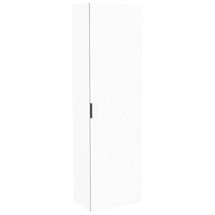Lugna 2048 x 600 x 380mm White 3 Shelf 3 Drawers Right Hinged Door Storage Cabinet