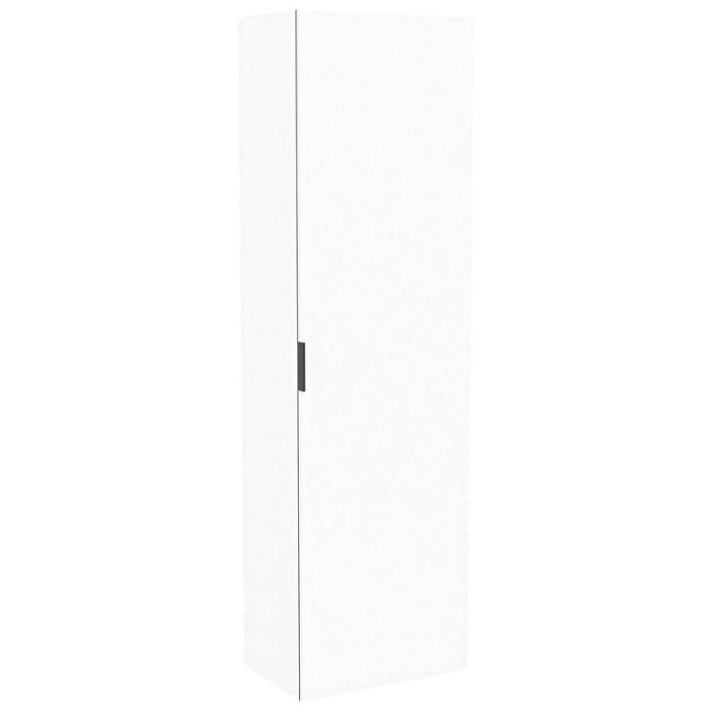 Lugna 2048 x 600 x 380mm White 3 Shelf 3 Drawers Right Hinged Door Storage Cabinet