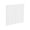 Kaboodle 600mm Macaroon V-Groove Rangehood Doors - 2 Pack