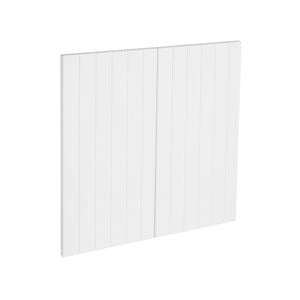 Kaboodle 600mm Macaroon V-Groove Rangehood Doors - 2 Pack