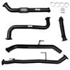 Ignite Exhausts Turbo Back For Nissan D40 Navara 2.5l Manual 3"no Cat With Pipe Black Aluminised Steel