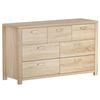 Storage Cabinet Chest of 7 Drawers Dresser Lowboy Pine