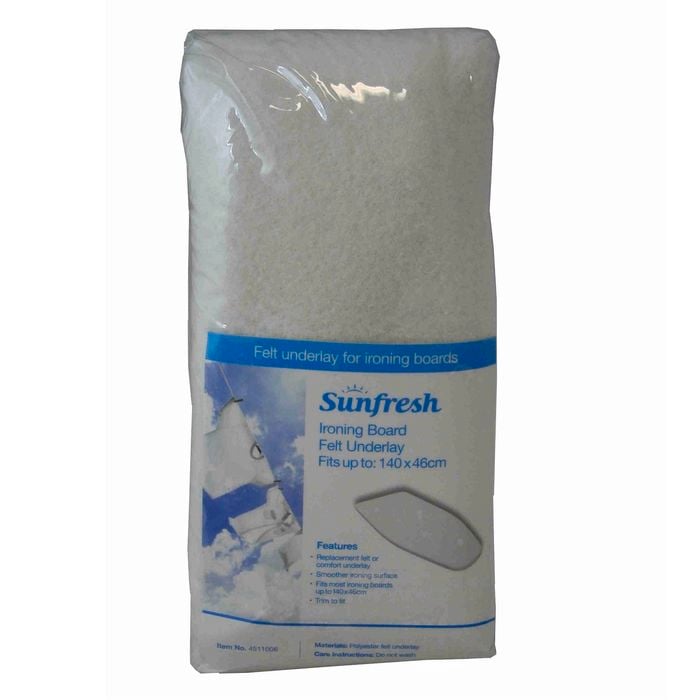 SunFresh 140 x 46cm Ironing Board Cover Replacement Felt Underlay