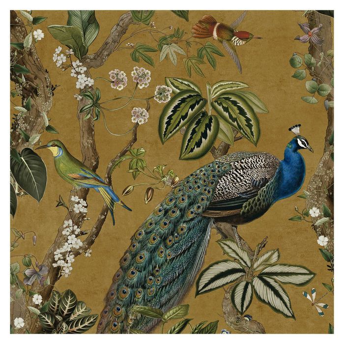 Cassia Ochre Wallpaper by Holden Decor  10.05m by  53cm