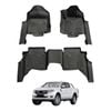 AUSGO 5D Injection Car Floor Mats for Ford Ranger PX PX2 PX3 Series Dual Cab 2011-2022 All-Weather Floor Liners