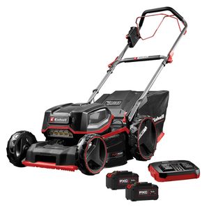 Einhell Pro 36V 2 x 18V 470mm Brushless Self-Propelled Steel Deck Lawn Mower 5.0Ah Kit
