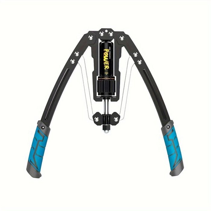 NNETM 1pc Adjustable Arm Exerciser Chest Expander(Blue)
