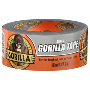 Gorilla 48mm x 9m Silver Cloth Tape