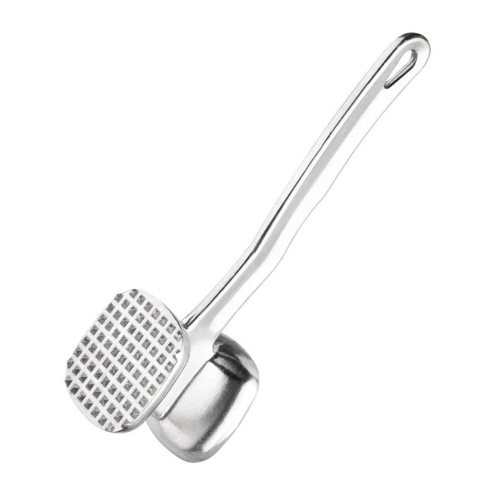 Vogue Steak Hammer Dual Sided Meat Tenderiser Aluminium 240mm C634 Commercial Kitchen Tool