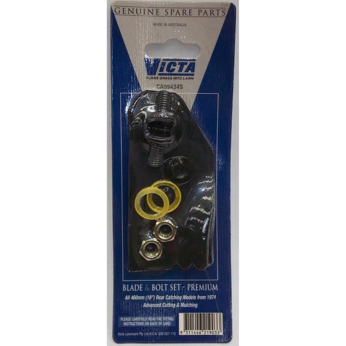Victa 18" Blade & Bolt Set