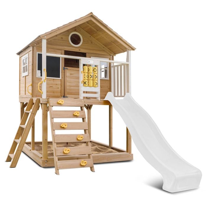 Lifespan Kids Warrigal Cubby House with 2.2m White Slide
