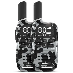 Uniden UH45-2 Max UHF CB HH Radio Twin Pack - Camo Grey