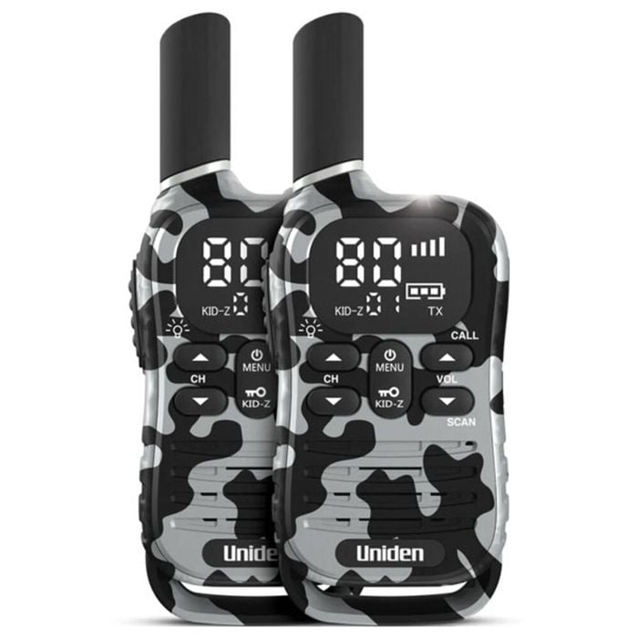 Uniden UH45-2 Max UHF CB HH Radio Twin Pack - Camo Grey