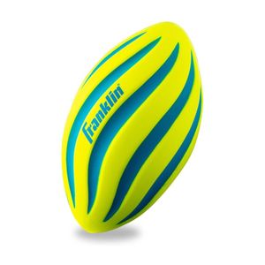Franklin 9in Spiral Football Durable Grip Outdoor Play Yellow/blue