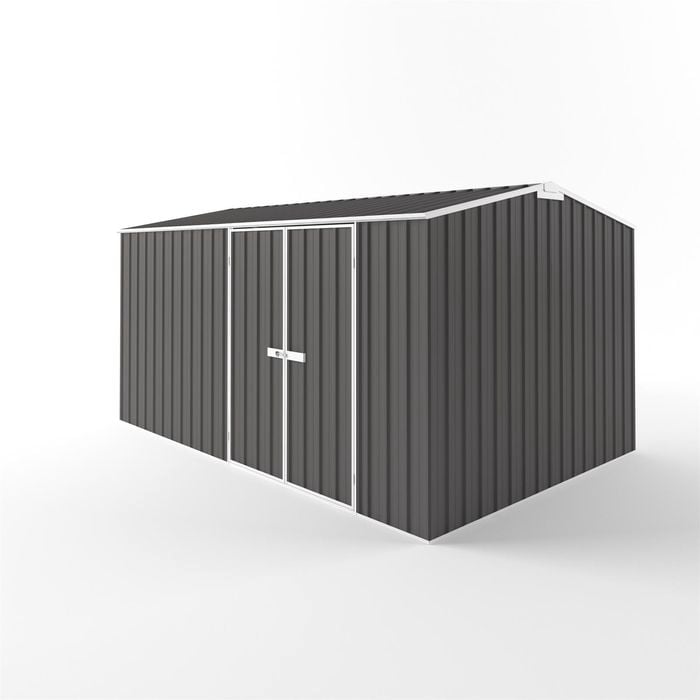 EnduraShed 4.5 x 3 x 2.4m Tall Truss Roof Garden Shed - Slate Grey