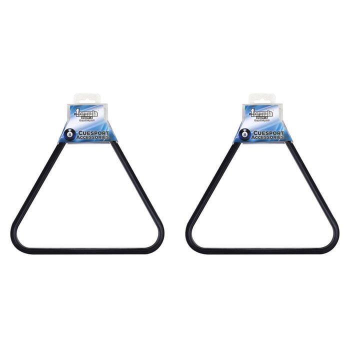 2PK Formula Sports PVC 1 7/8" Size Triangle 15 Ball Billiard Accessory