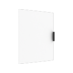 Lugna 768 x 600 x 16mm White Left Hand Door