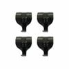 Everhang 10kg Black Picture Hanging Moulding Hook - 4 Pack