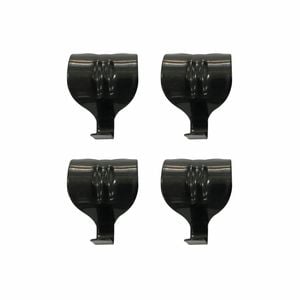 Everhang 10kg Black Picture Hanging Moulding Hook - 4 Pack
