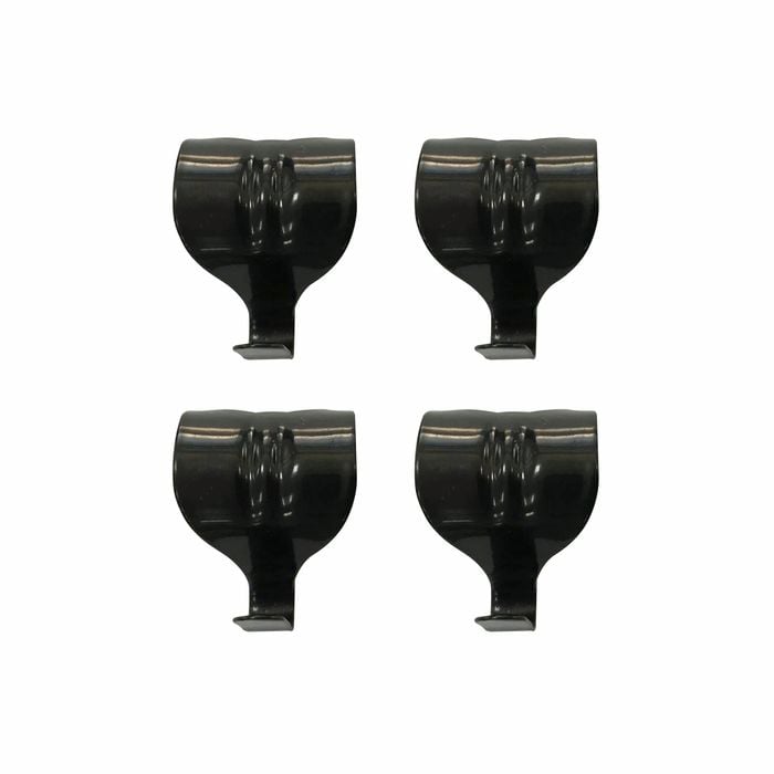 Everhang 10kg Black Picture Hanging Moulding Hook - 4 Pack