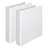 2x Marbig Clearview Pp 2 D-ring 25mm A5 Insert Binder File Paper Organiser White