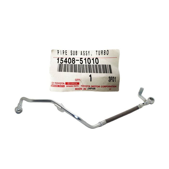 Genuine Turbo Charger Oil Feed Pipe For Toyota Landcruiser 200 Series 1vd-ftv 4.5l Passenger Side