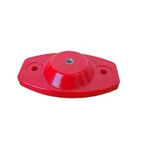 Isoflex M6 70x40mm Red Light Machinery Polymer Equipment Mount