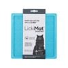 Lickimat Soother Original Slow Food Licking Mat for Cats - Blue