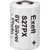 Exell Battery S27px 6v Silver Battery