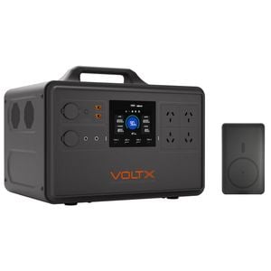 Voltx 2400w 2240wh Power Station + 10000mah Power Bank – Portable Solar Generator For Home Backup & Outdoor Use