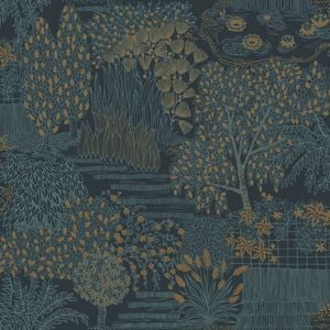 Holden Decor Mirissa Blue Wallpaper