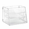 Luxsuite Cake Display Cabinet 3 Tier Acrylic Adjustable