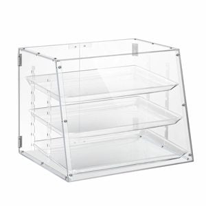 Luxsuite Cake Display Cabinet 3 Tier Acrylic Adjustable