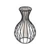 Jack 120 x 120 x 195mm Black Bottle Plant Propagation Vase