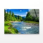 Mountain River  Print 100% Australian Made 150 x 100cm  (Acrylic)