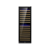 Grand Cru Vibration Free Black & Timber 166 DBT Wine Fridge - 166 Bottles