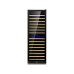 Grand Cru Vibration Free Black & Timber 166 DBT Wine Fridge - 166 Bottles