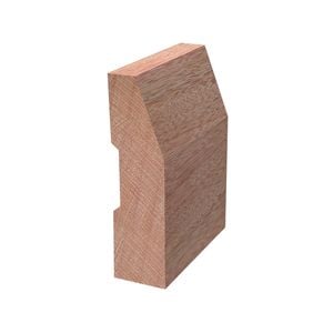  66 x 18mm 2.7m Meranti Half Splayed Architrave & Skirting